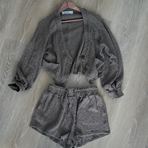 Free People Sweaters - Free People Brown Sweater Set